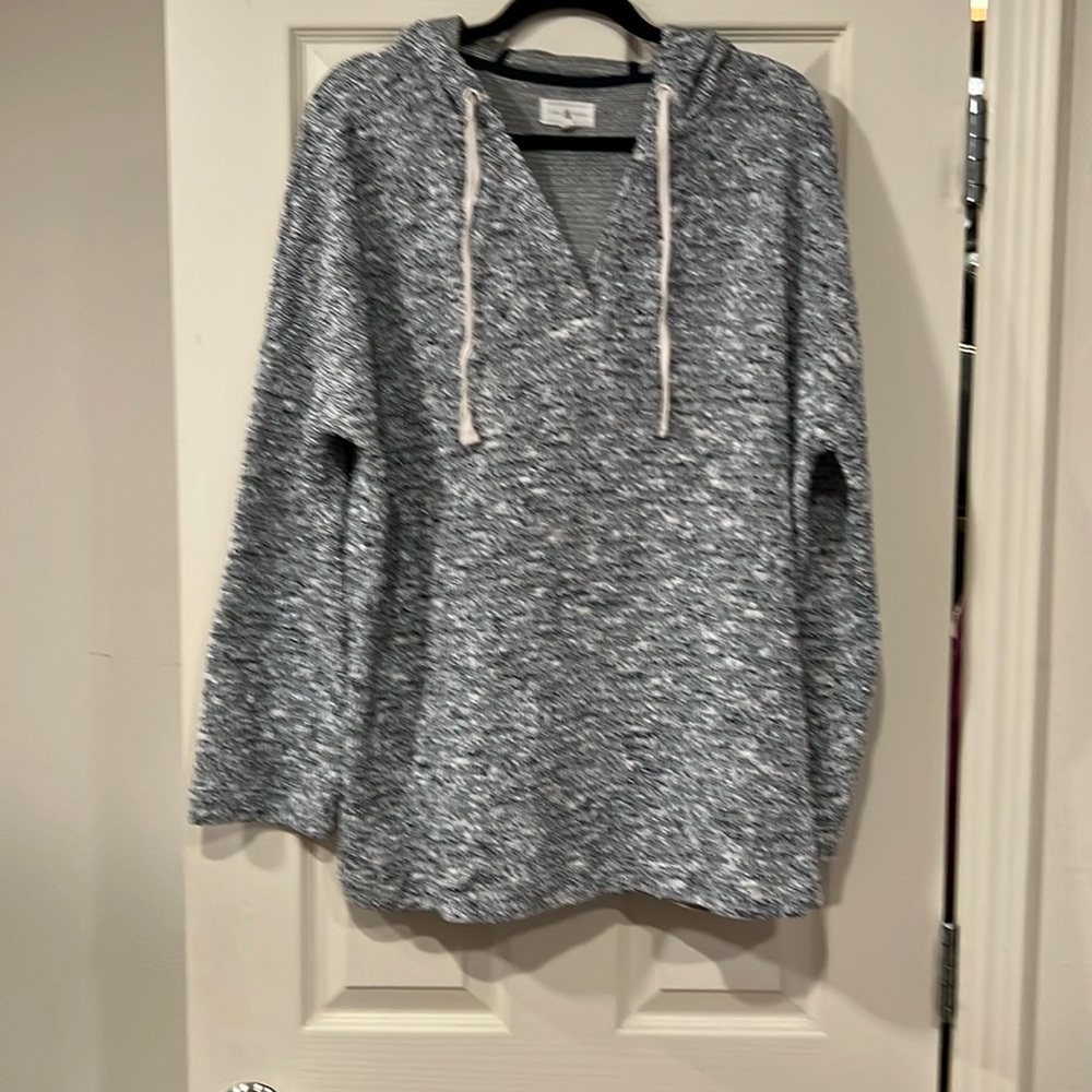Lou&Grey Marled Knit Hoodie